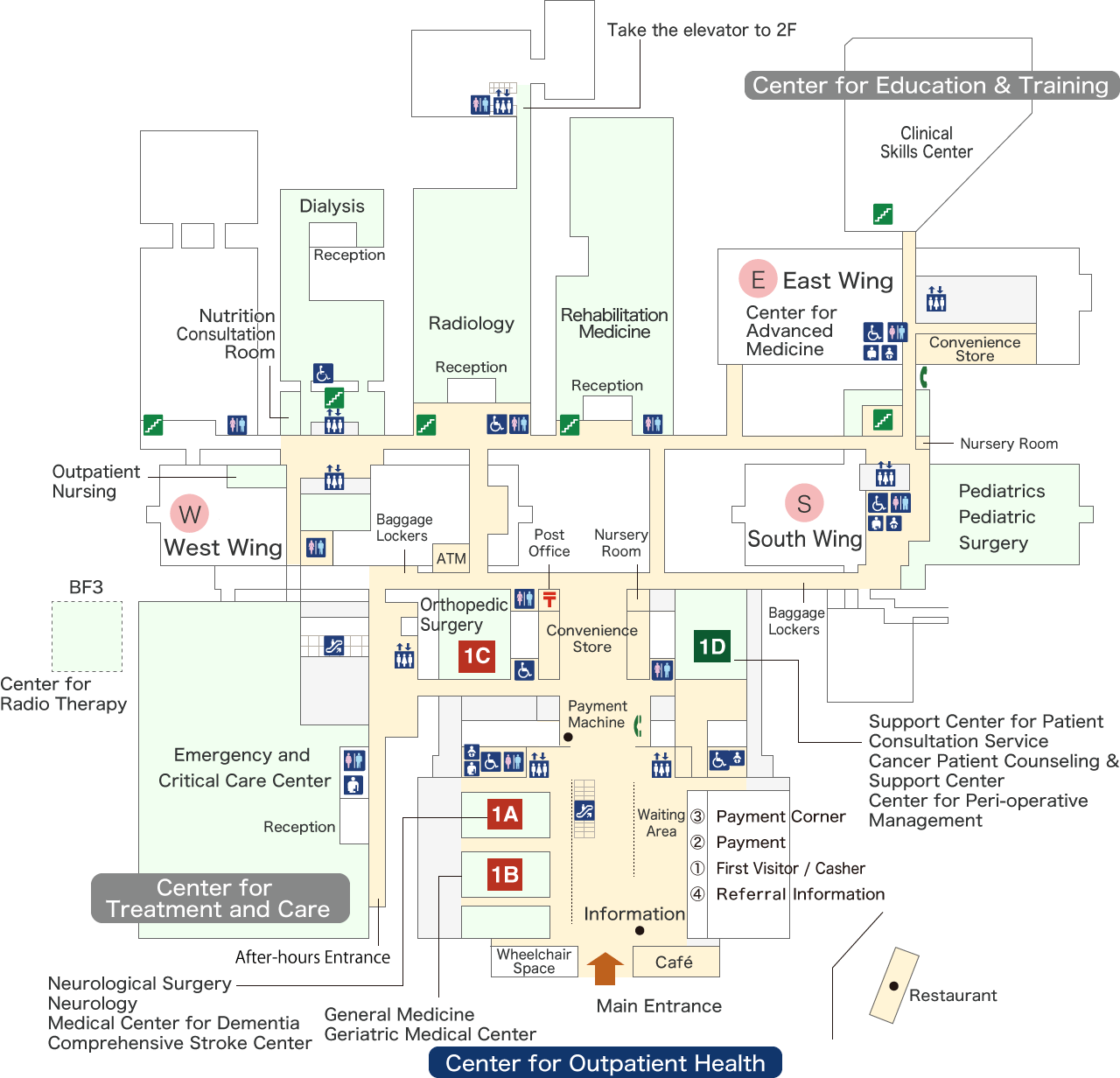 1F Map