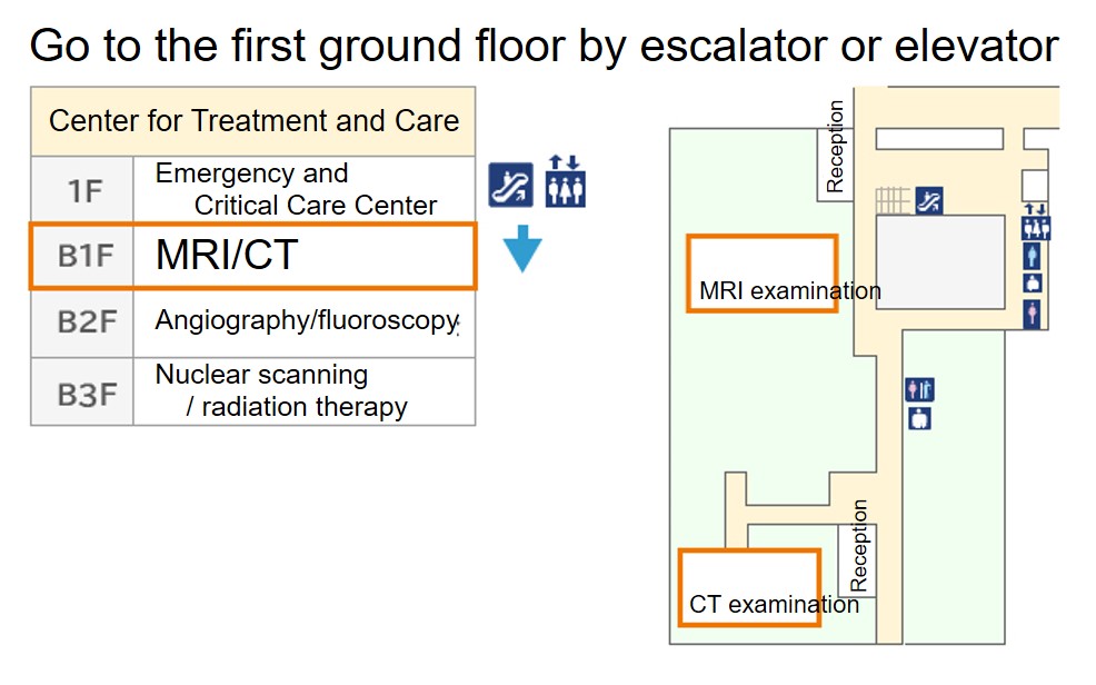 Floor Map (First ground floor of Center for Treatment and Care)