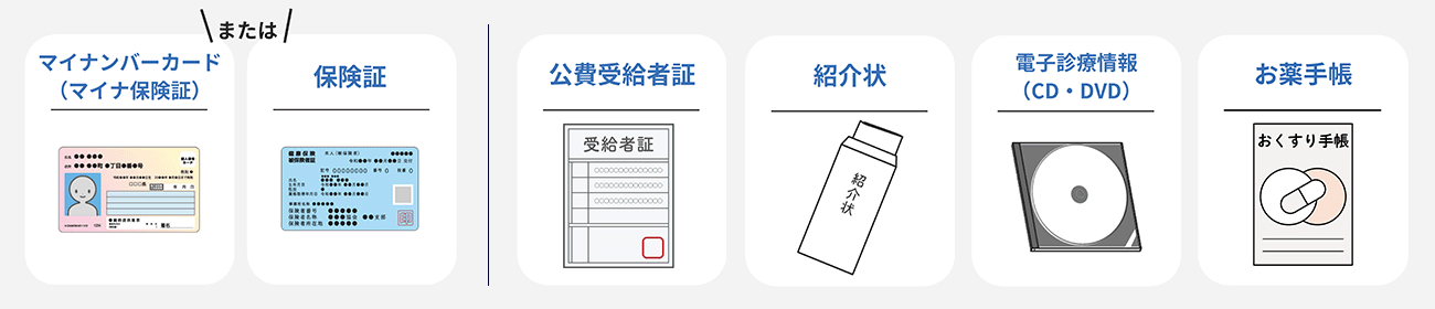 イラスト:お持ちいただくもの