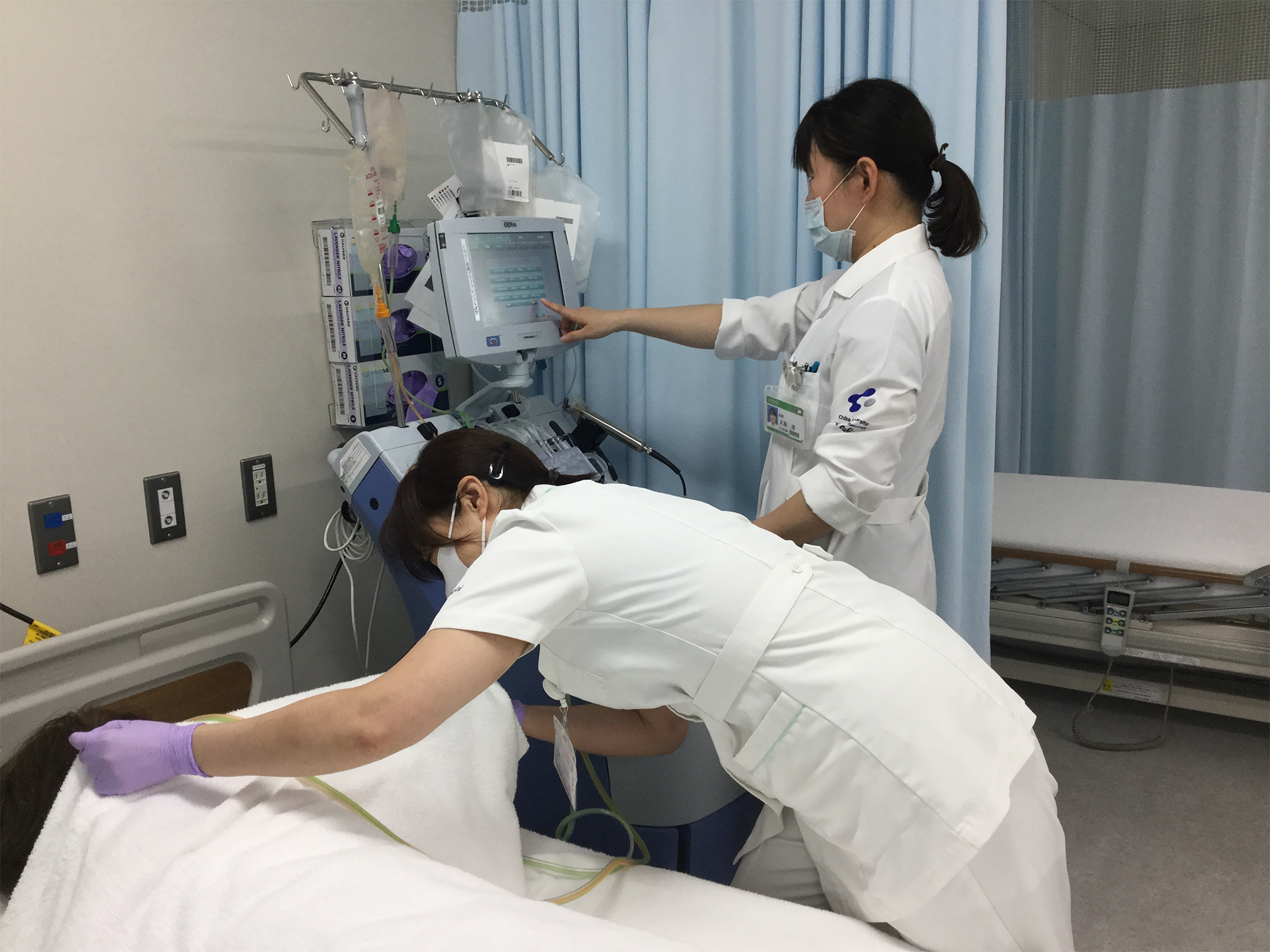 写真：採取の様子