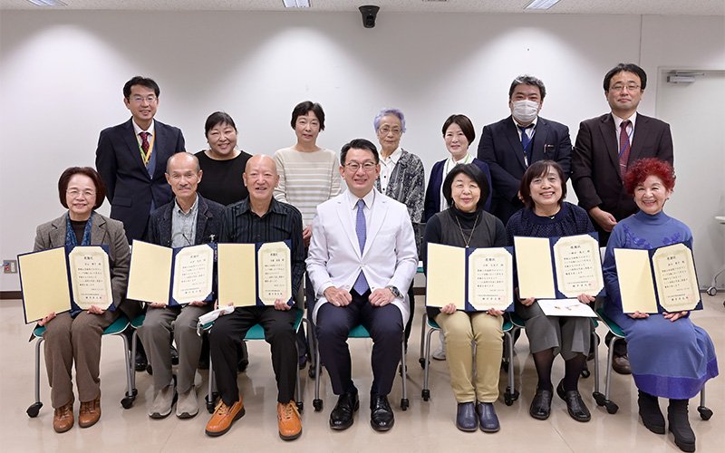 写真:記念撮影