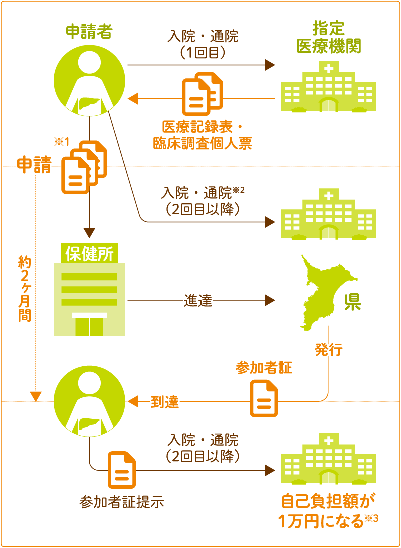 手続きの流れ