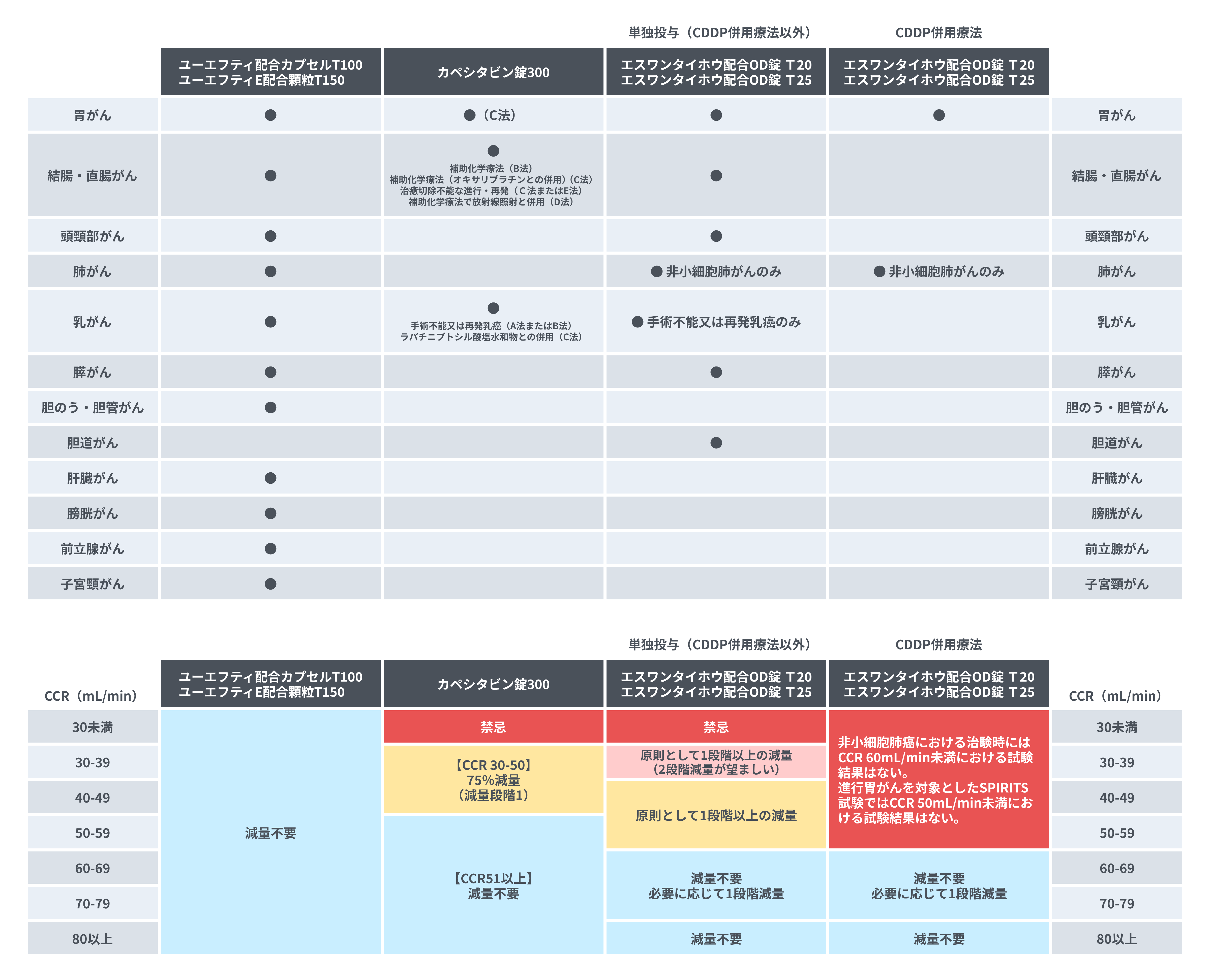 フッ化ピリジン系抗悪性腫瘍薬フォーミュラリ